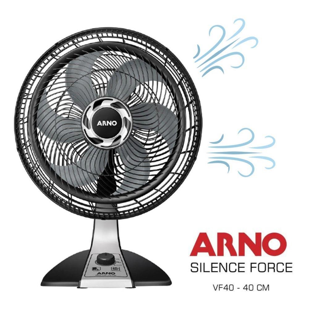 VENTILADOR SILENCE FORCE 40CM ARNO - Lojas Facini